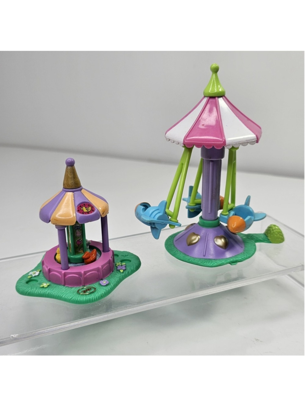 Vintage Polly Pocket Bluebird Duck Chase Rocket Ride Incomplete Sets